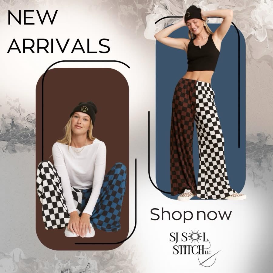 Split Decision Checkered Pants